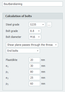 Bolt input